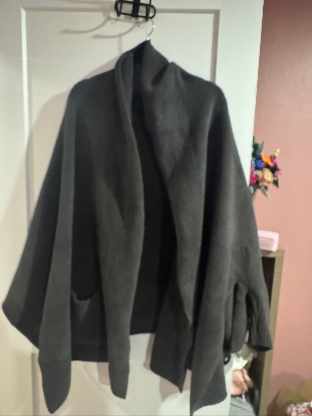 Barefoot Dreams Charcoal Gray Blanket Wrap